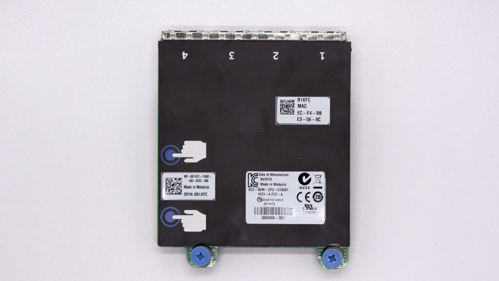 Сетевая карта Embedded Dell Intel i350 1GBe*4 RJ45 0R1XFC