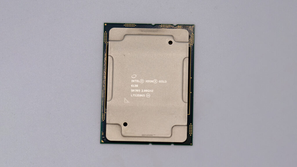 Процессор Intel Xeon Gold 6138 20/40 2.0/3.7 ГГц 120вт SR3B5