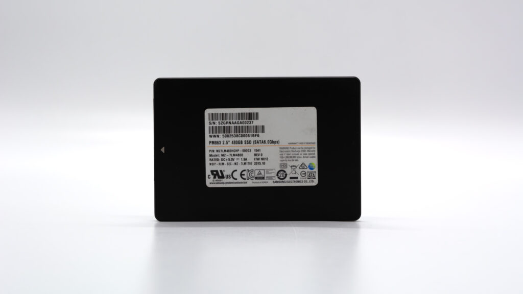Накопитель SSD SATA USED 480GB 2.5" Samsung PM863