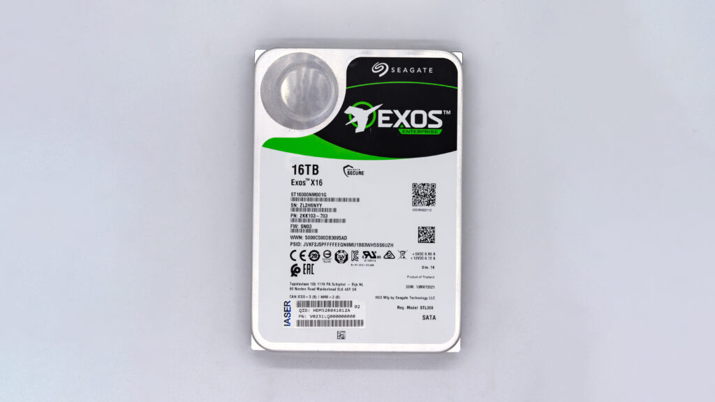 Накопитель HDD SATA USED 16TB 3.5" Seagate Exos STL008