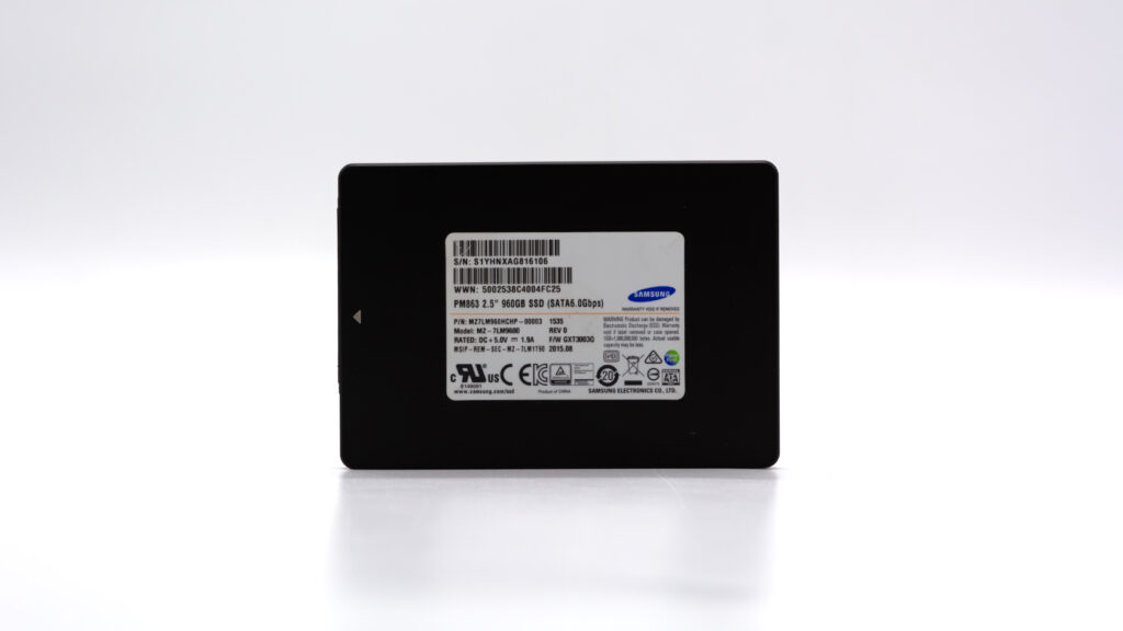 Накопитель SSD SATA USED 960GB 2.5" Samsung PM863