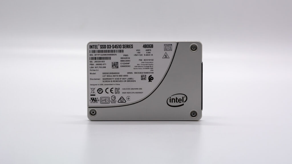Накопитель SSD SATA NEW 480GB 2.5" Intel D3-S4510