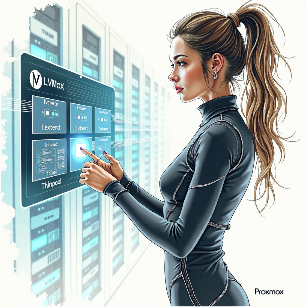 LVM-thin и выделение диска в Proxmox