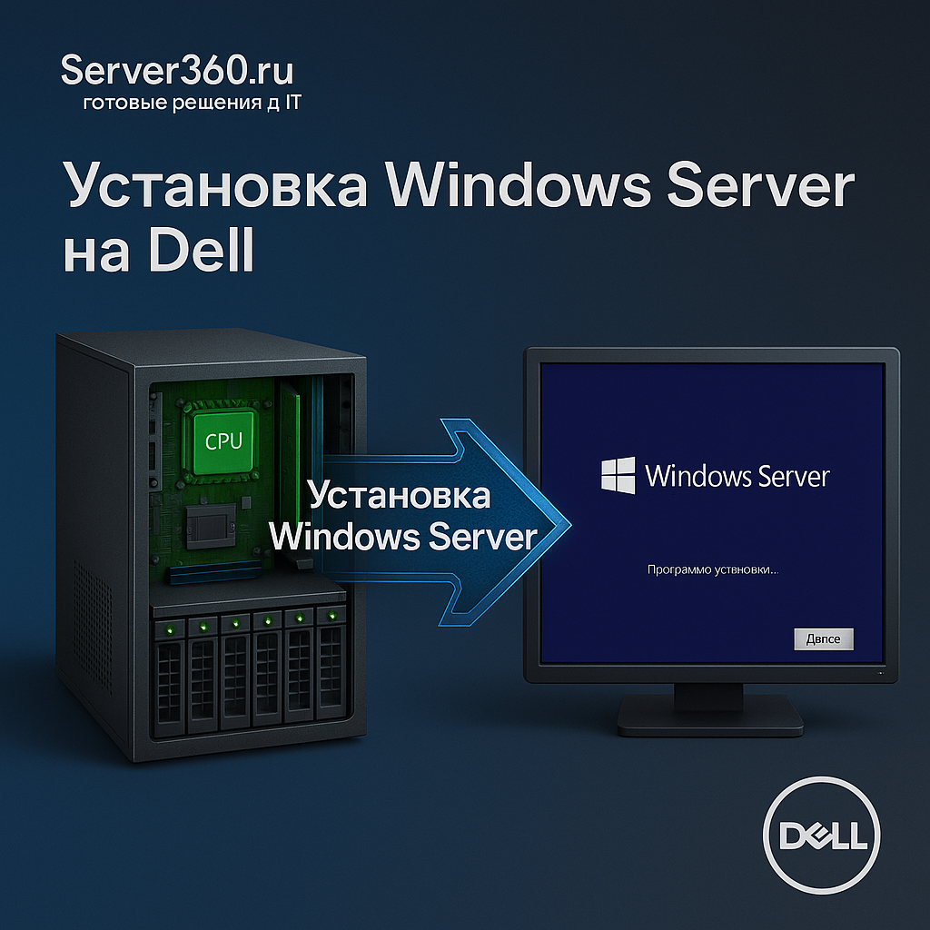 Инструкция по установке Windows Server на сервер Dell: пошаговое руководство
