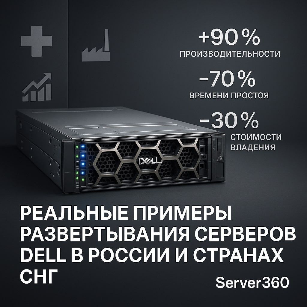 Опыт внедрения серверов Dell: реальные кейсы компаний из России и СНГ