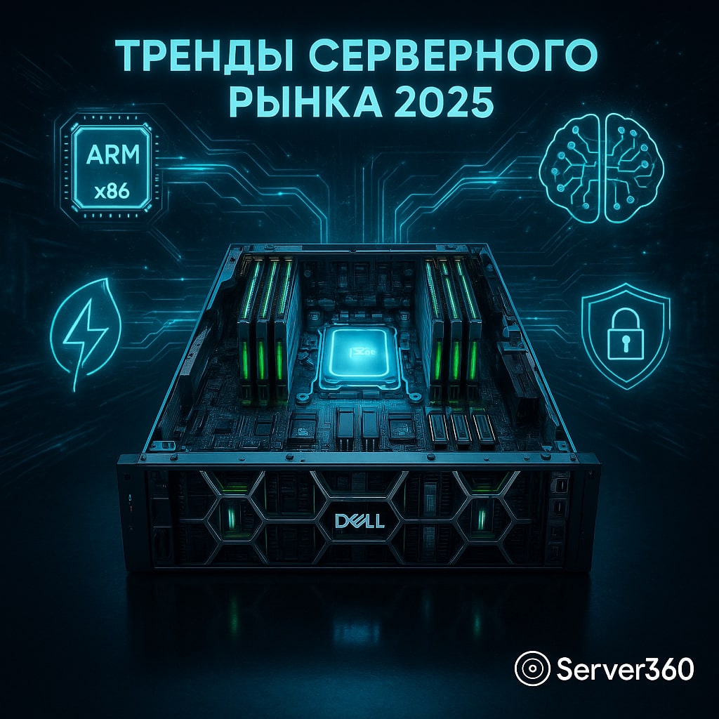 Тренды серверного рынка 2025 года: что изменится в инфраструктуре бизнеса