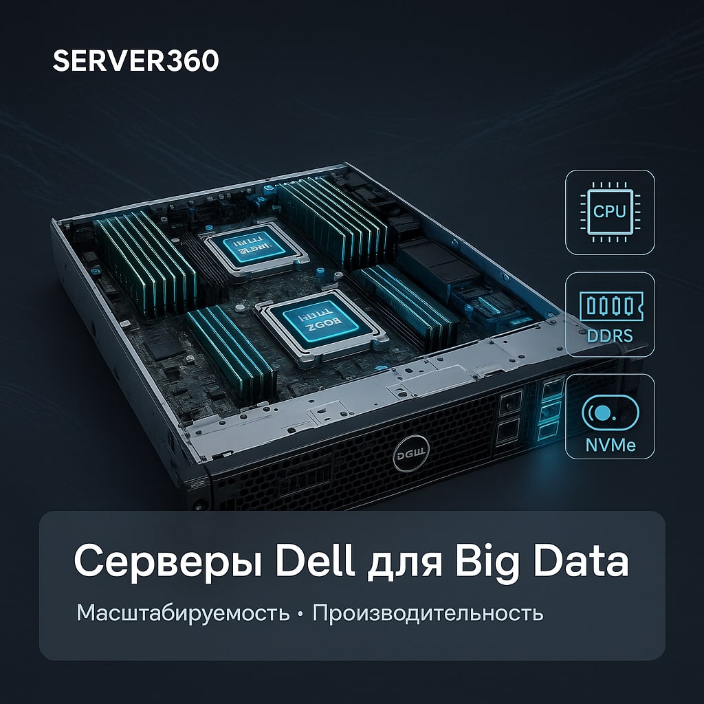 Серверы для обработки больших массивов данных: как выбрать Dell-решение под задачи Big Data