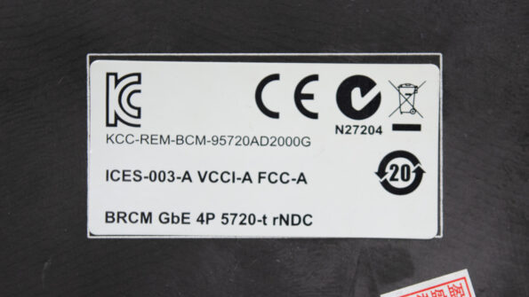 Сетевая карта Embedded Dell Broadcom 5720 1GBe*4 0FM487