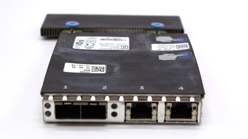 Сетевая карта Embedded Intel i350/x520 1GBe*2 RJ-45 and 10GbE*2 SFP+ 0C63DV