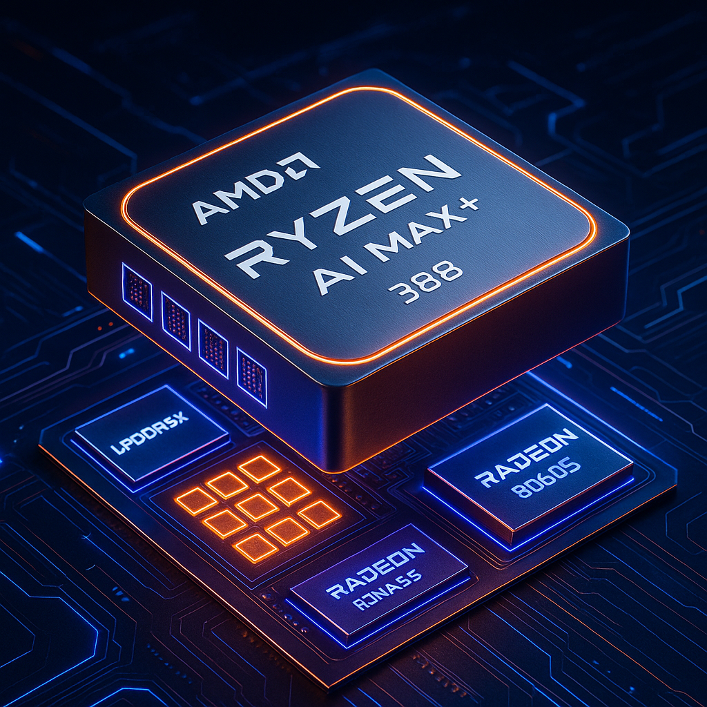 AMD готовит Ryzen AI MAX+ 388 с 8 ядрами и графикой Radeon 8060S