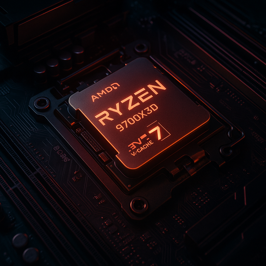 Новый восьмиядерный процессор AMD Ryzen 7 9700X3D с 3D V-Cache замечен в PassMark