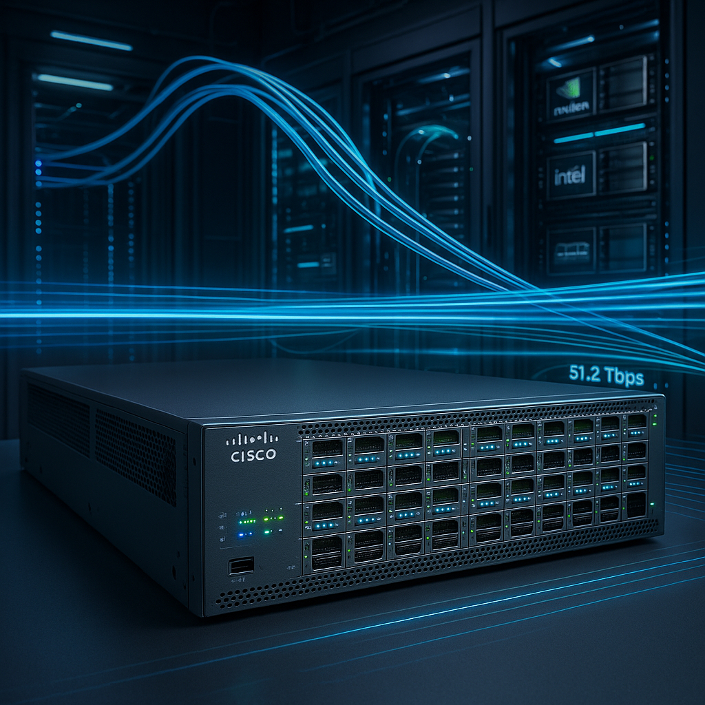 Cisco представила свои первые коммутаторы на чипах NVIDIA — N9100 с пропускной способностью 51,2 Тбит/с