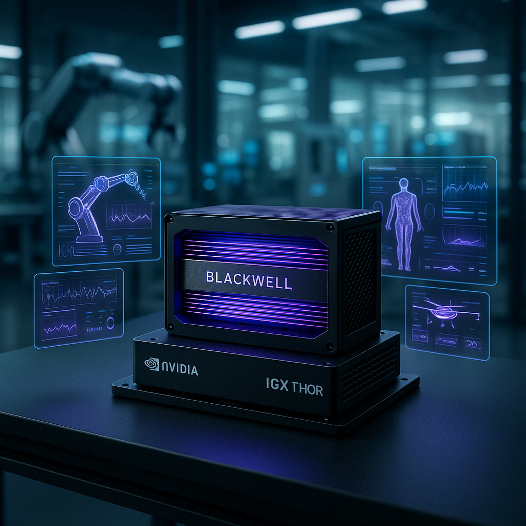 NVIDIA представила платформу IGX Thor для «физического ИИ» на периферии