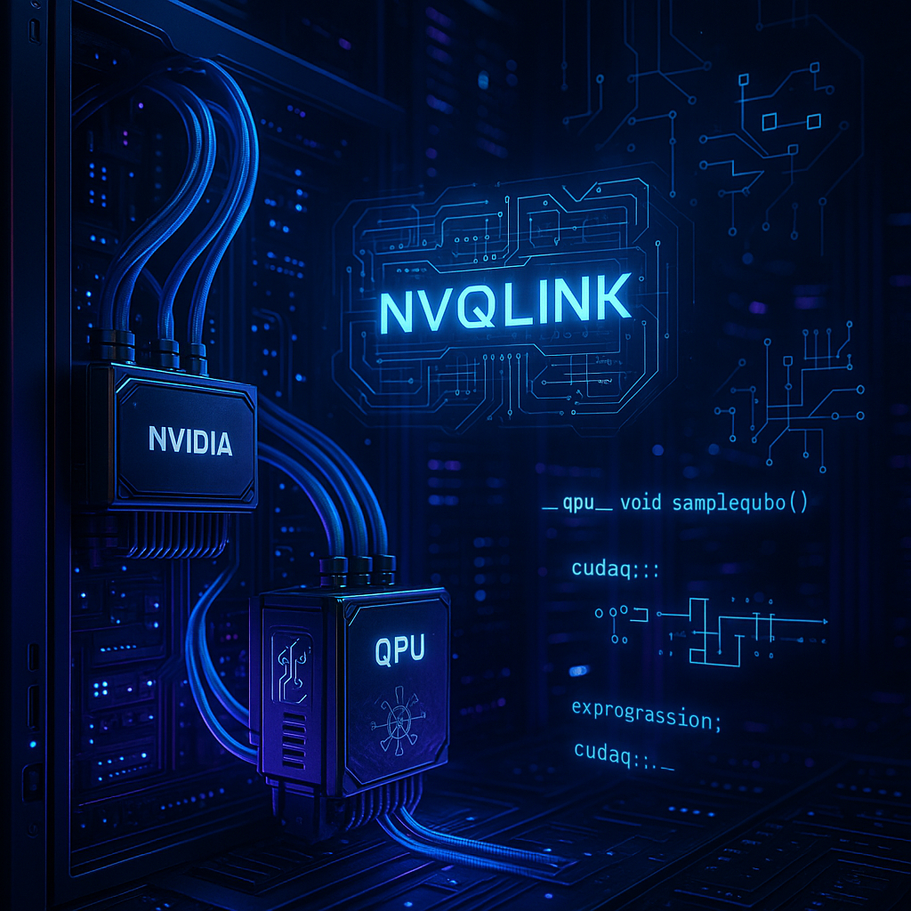 NVIDIA NVQLink: интерконнект QPU + GPU для гибридных систем