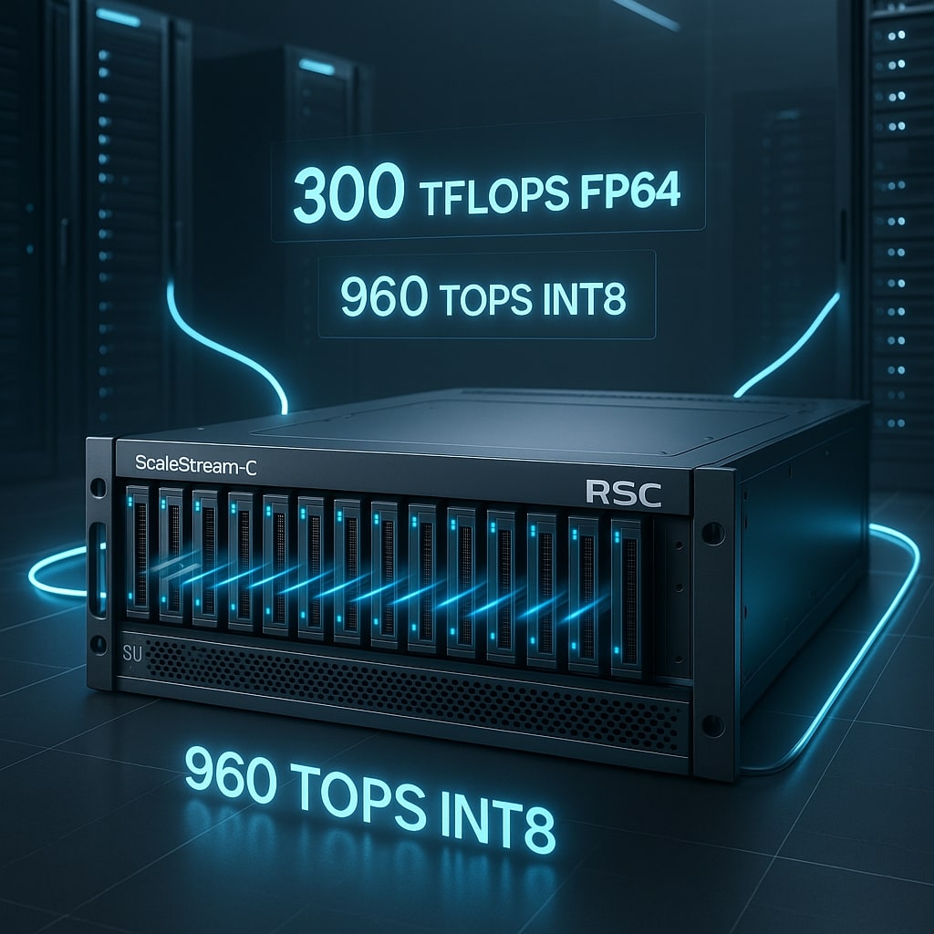 РСК представила внешний JBOG-массив RSC ScaleStream-C: прорыв в масштабируемости ИИ и HPC