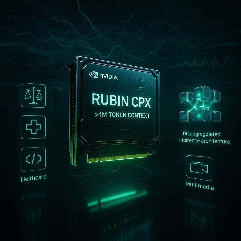 Nvidia показала GPU для моделей со сверхдлинным контекстом: что меняет Rubin CPX в мире ИИ и инфраструктуры