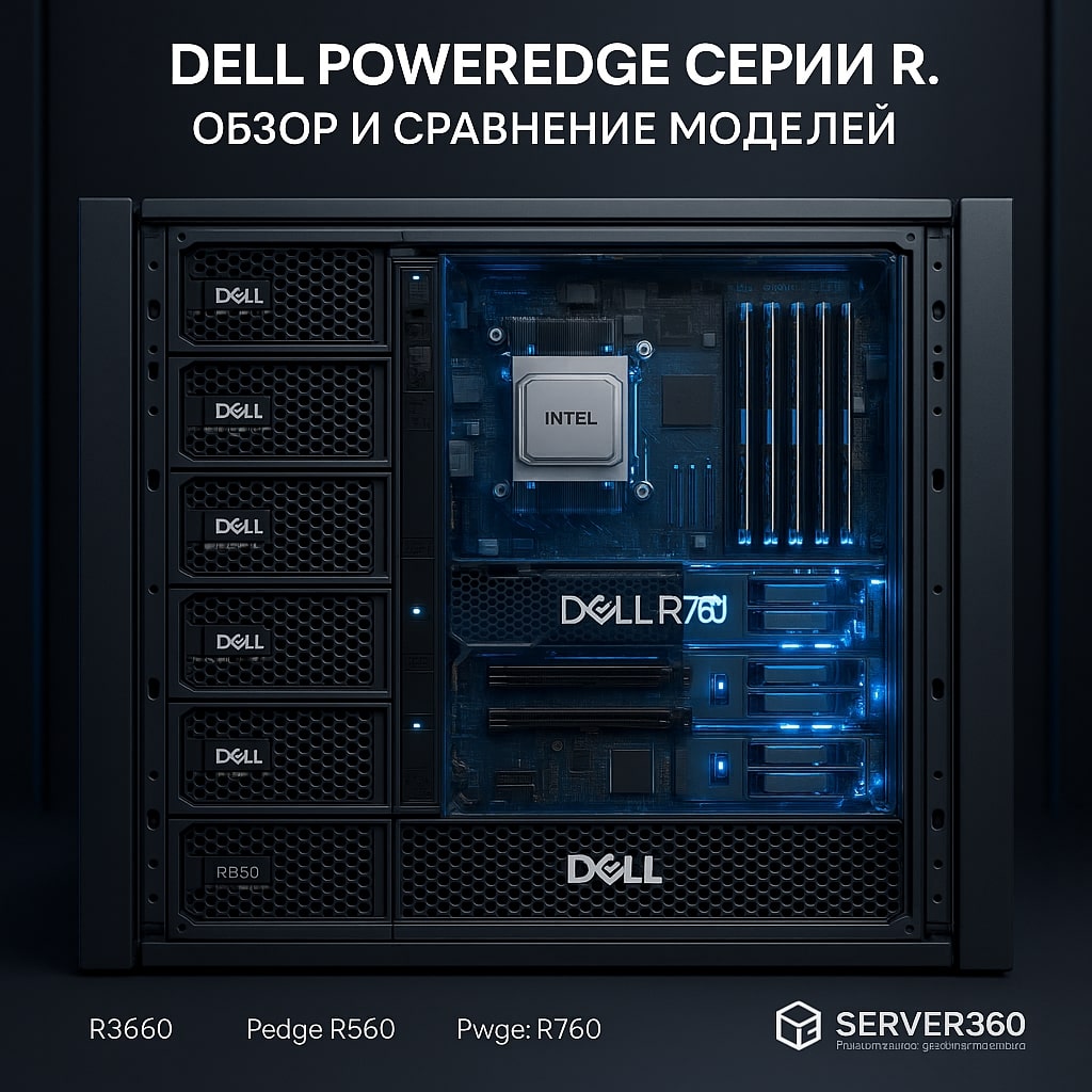 Dell PowerEdge R-серии: обзор и сравнение моделей для бизнеса и дата-центров