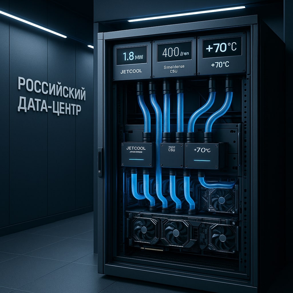 JetCool представила модульные CDU для СЖО, способные отвести до 1,8 МВт