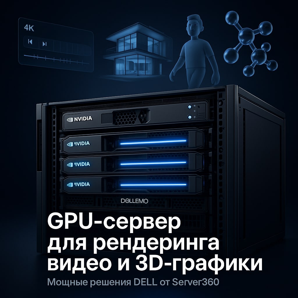 Серверы для обработки видео и графики: как выбрать GPU-сервер для рендеринга под задачи бизнеса