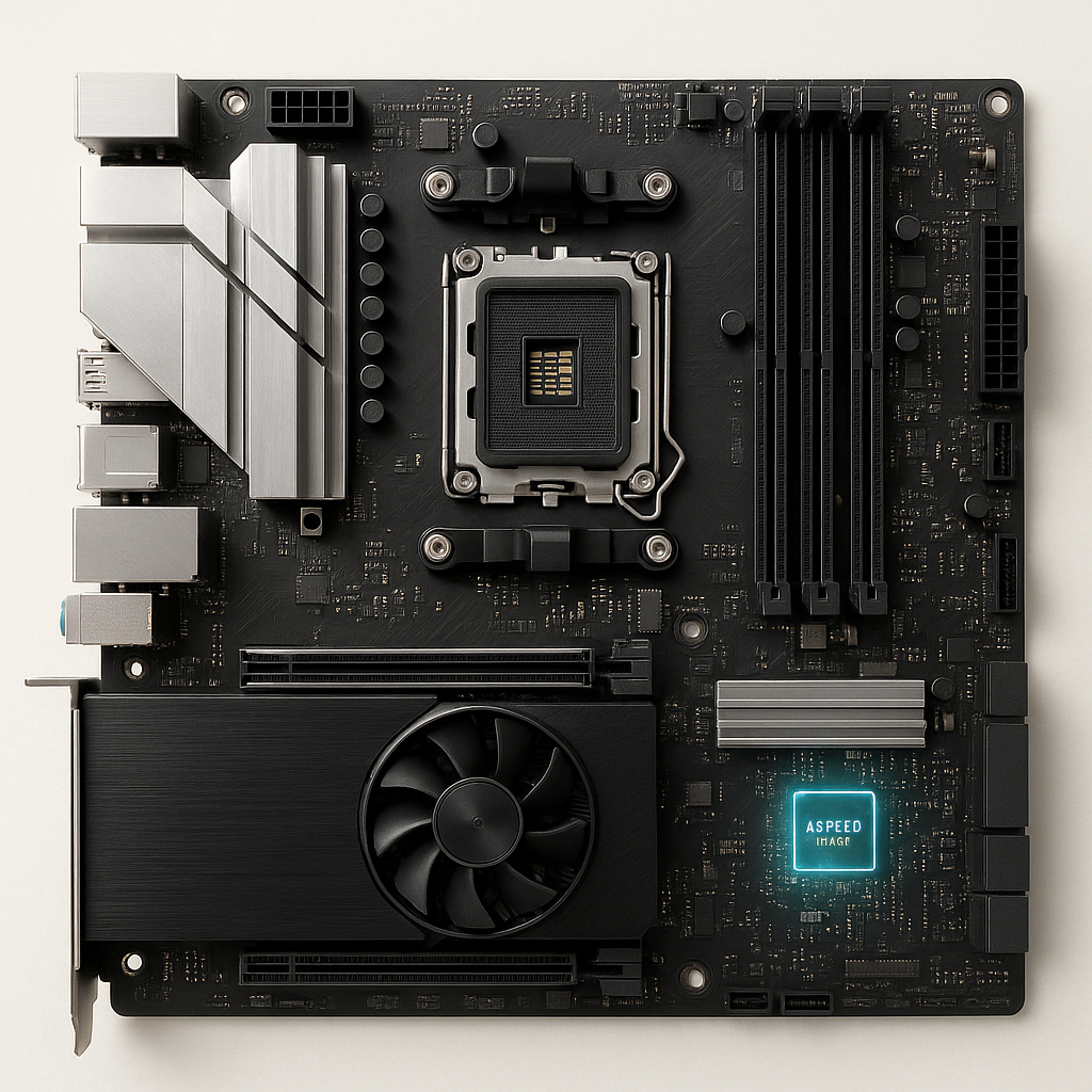 ASUS представила плату Pro WS B850M-ACE SE с поддержкой AMD Ryzen 9000 и EPYC 4005: что это значит для AI-рабочих станций