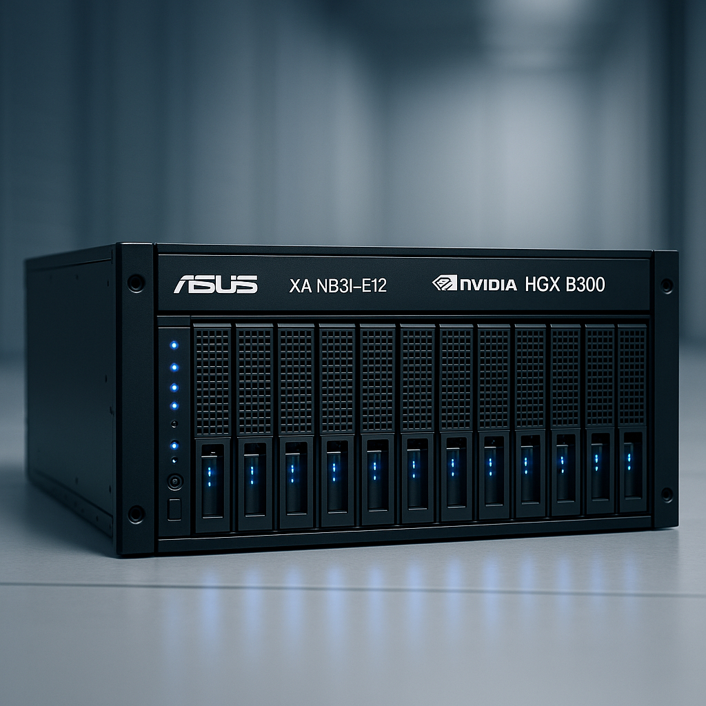 ASUS представила ИИ-сервер XA NB3I-E12 на базе NVIDIA HGX B300: мощность для LLM и HPC-задач