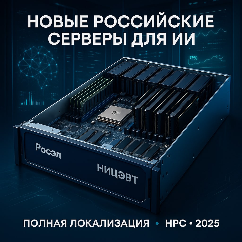 Росэл начинает выпуск новой линейки отечественных серверов для ИИ: импортозамещение в действии