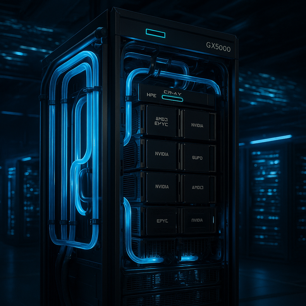 HPE представила blade-серверы для платформы Cray Supercomputing GX5000: прорыв в высокопроизводительных вычислениях