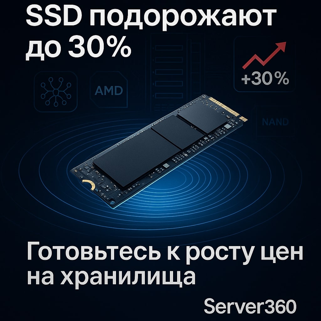 SSD в ближайшее время могут вырасти в цене: что происходит с рынком памяти и как подготовиться