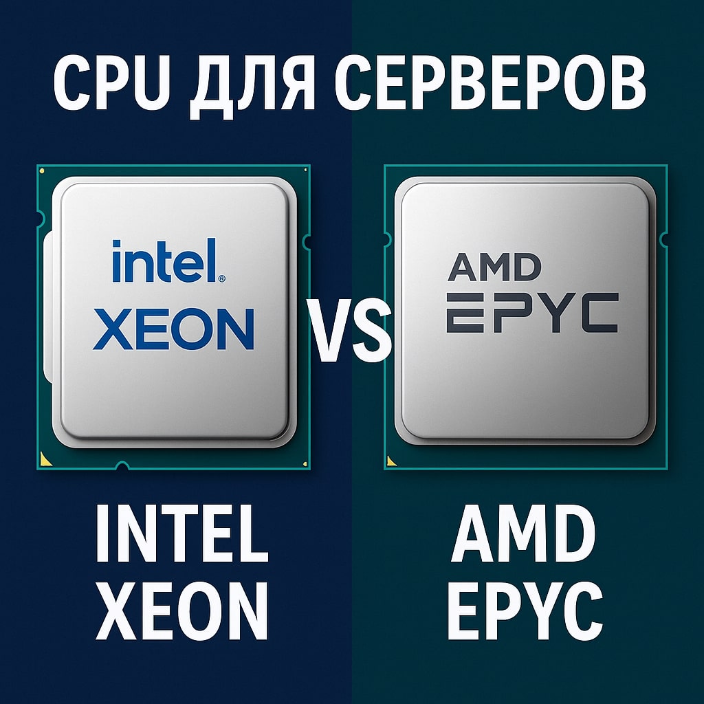 CPU для серверов: Intel Xeon vs AMD EPYC — что выбрать для бизнеса