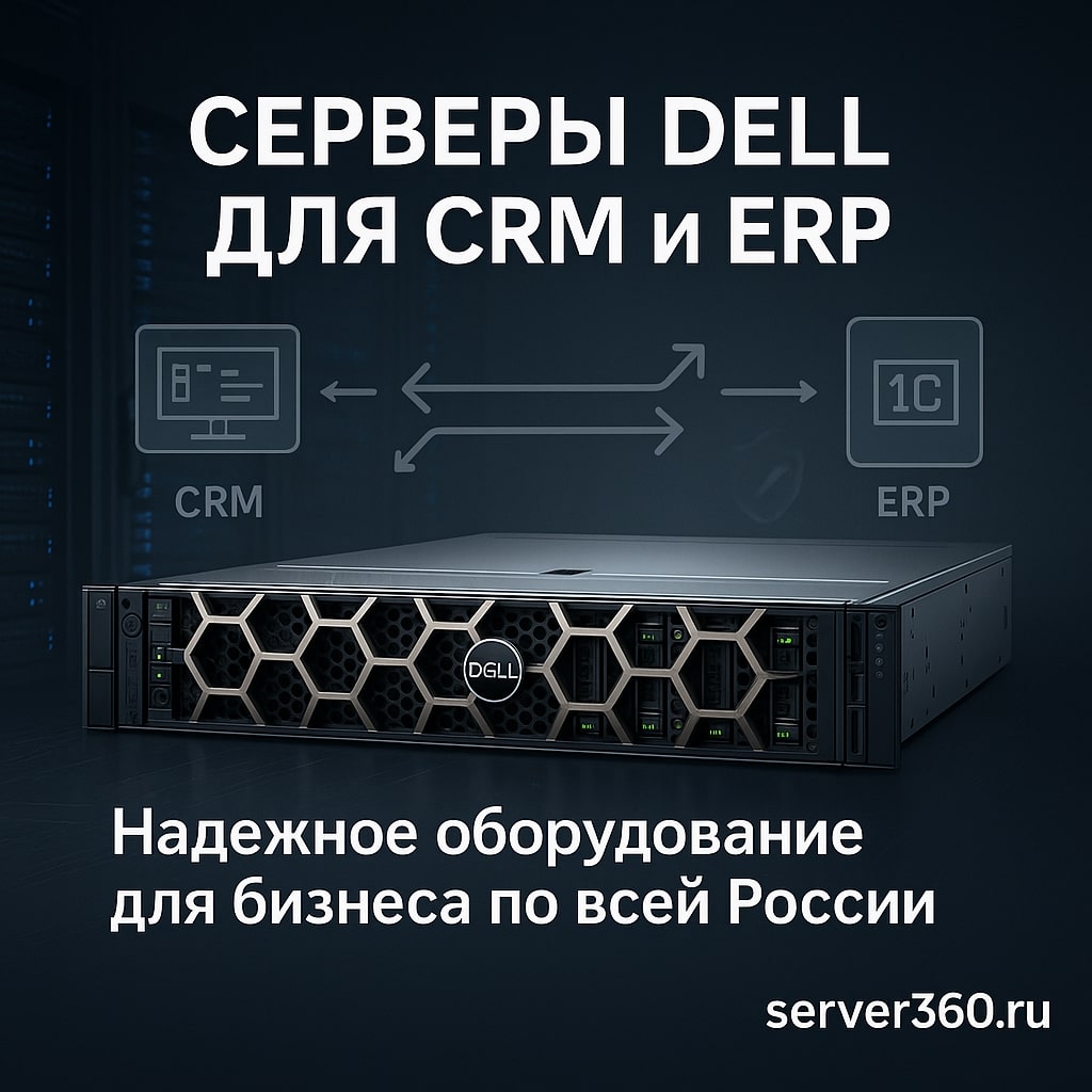 Серверы Dell для CRM и ERP-систем: как выбрать надежное решение для бизнеса