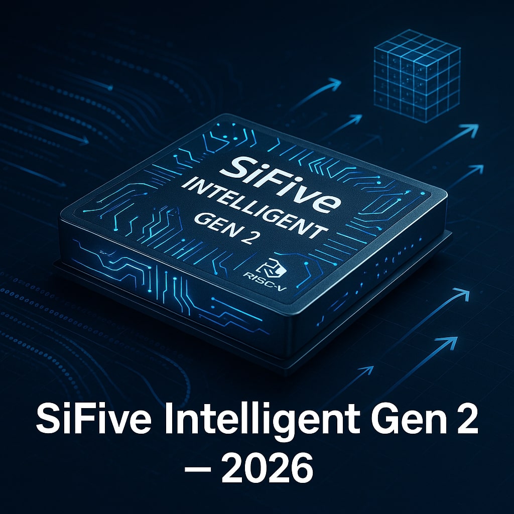 Быстрее и «умнее»: SiFive представила второе поколение RISC-V-ядер Intelligent