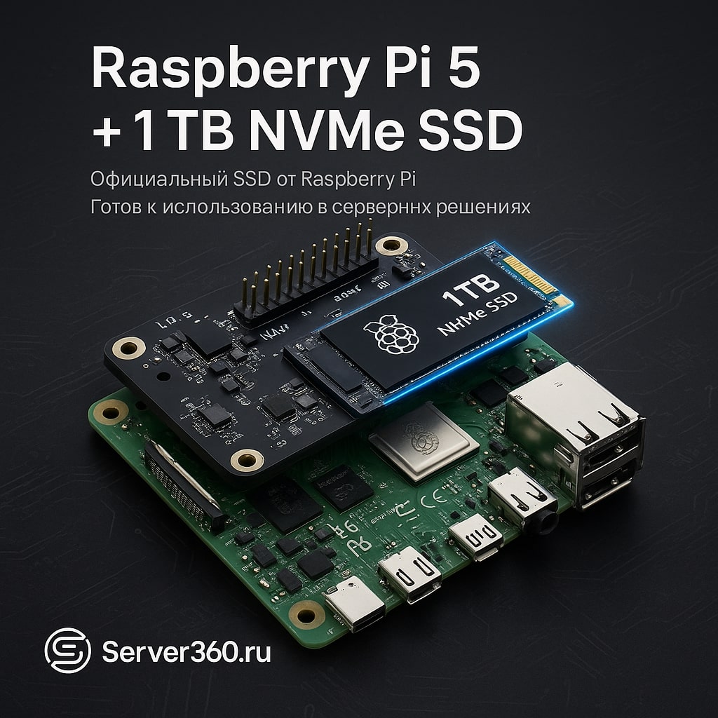 Raspberry Pi выпустила M.2 NVMe SSD ёмкостью 1 Тбайт: что это значит для пользователей и разработчиков