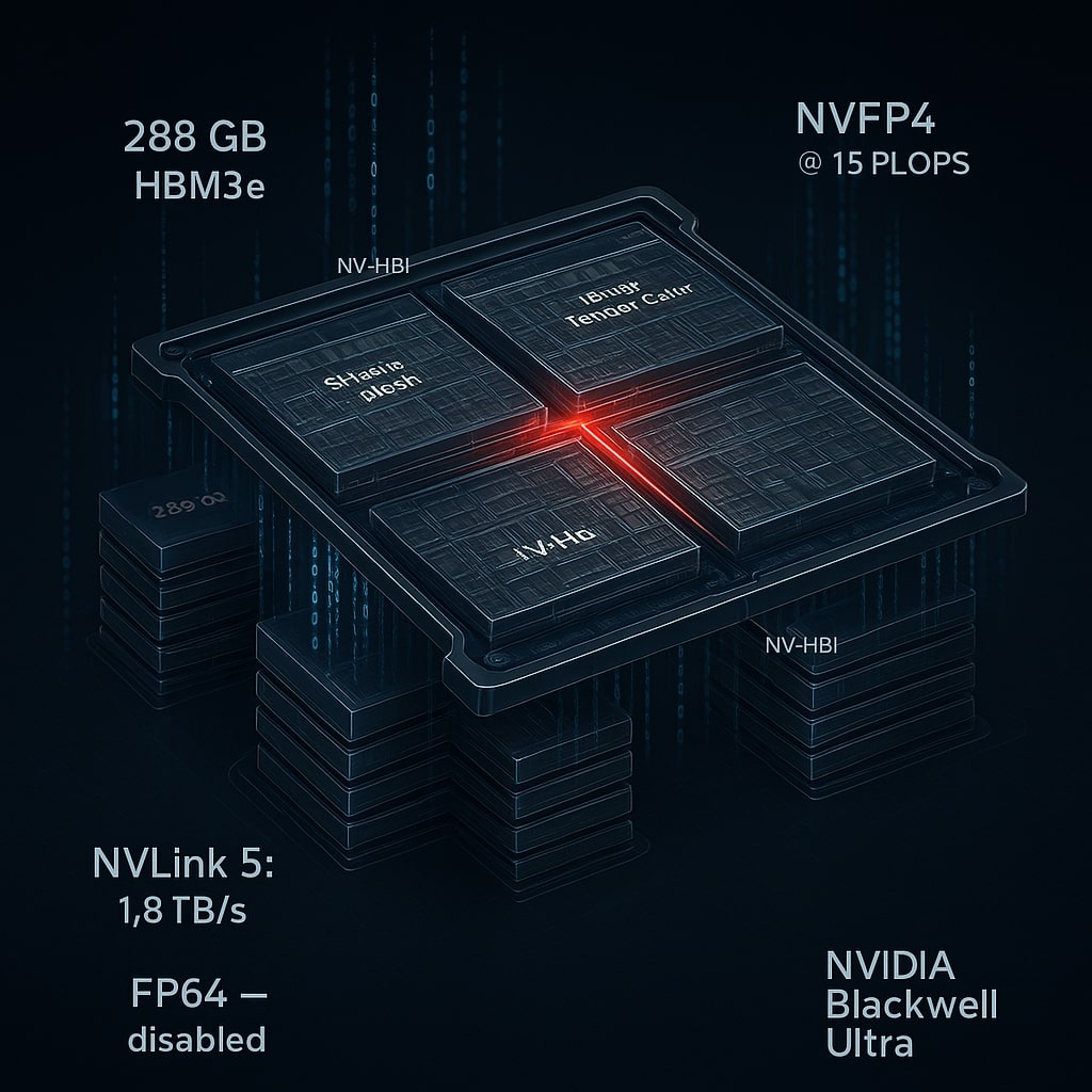 Архитектура NVIDIA Blackwell Ultra: NVFP4 есть, а FP64 — нет