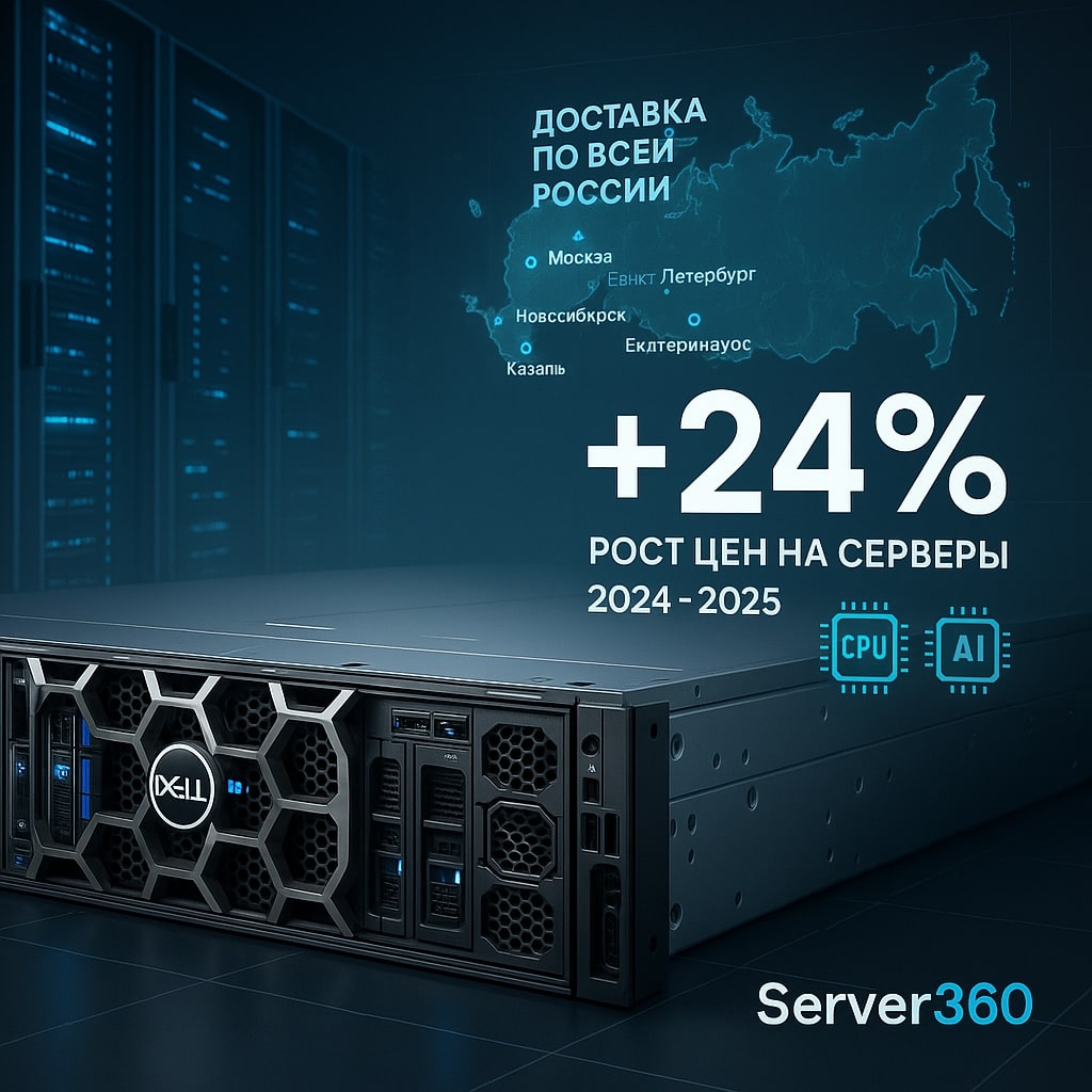 Серверное оборудование в 2025 году: рост цен, спрос на ИИ и как выбрать выгодную конфигурацию