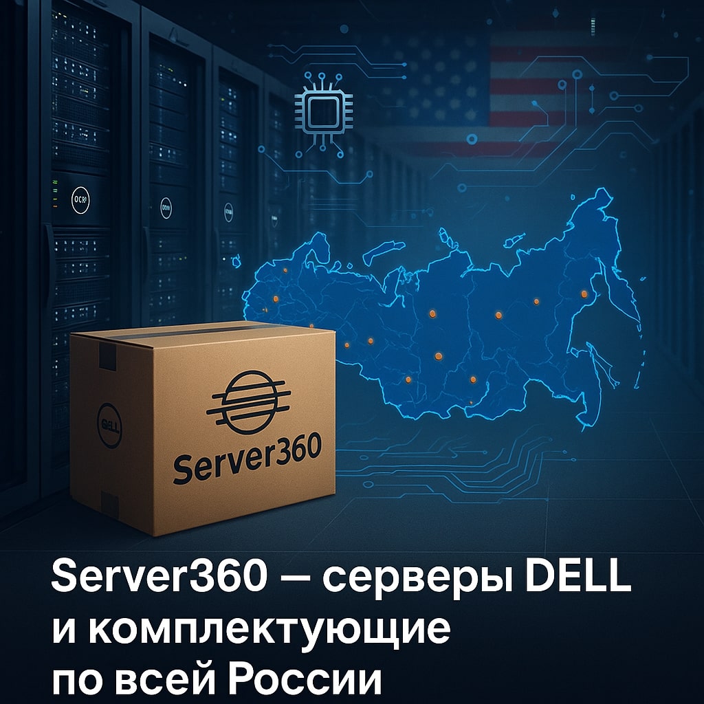 Магазин «Server360» продает по всей России: как мировые новости о чипах и искусственном интеллекте влияют на рынок серверного оборудования