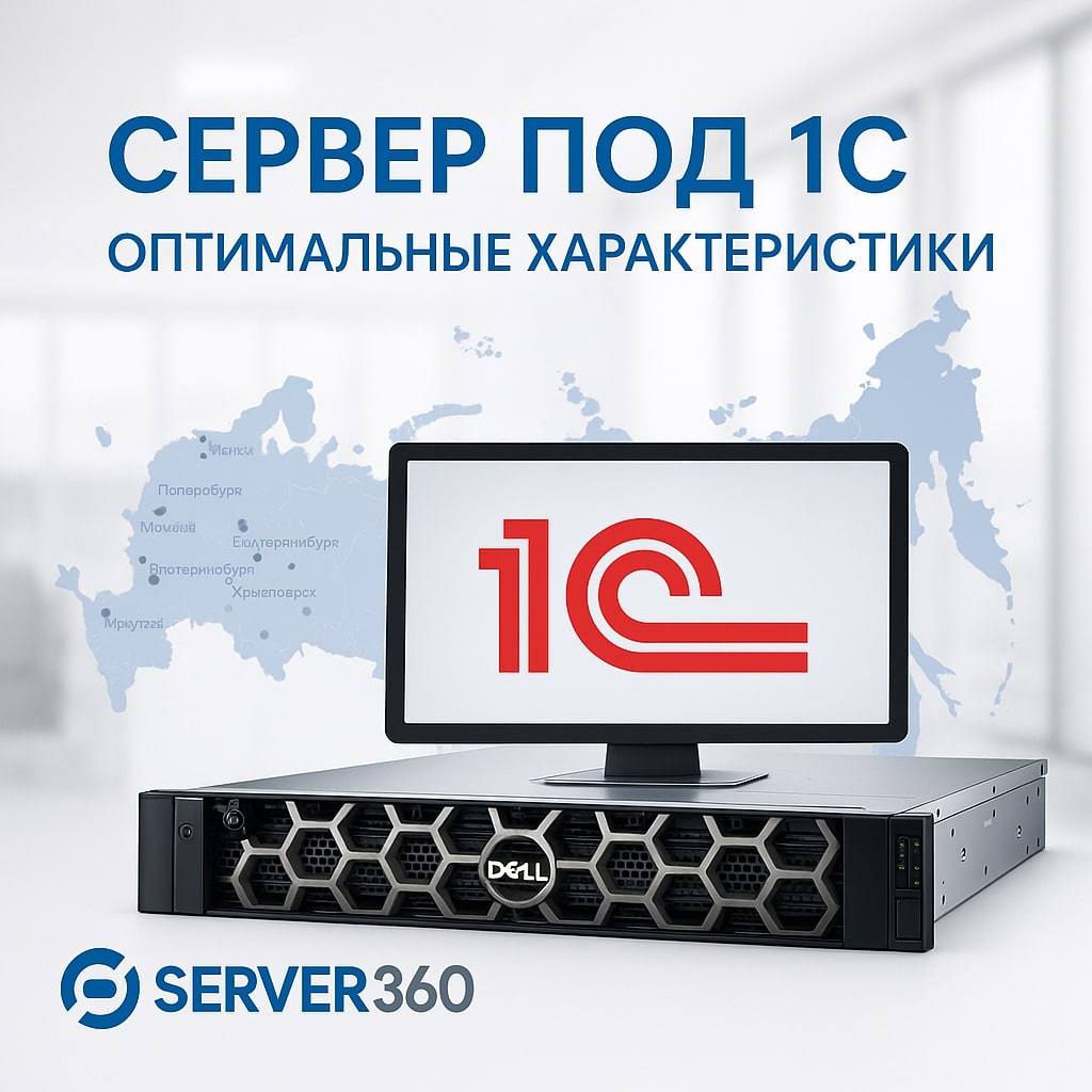 Сервер под 1С: оптимальные характеристики для эффективной работы в 2025 году