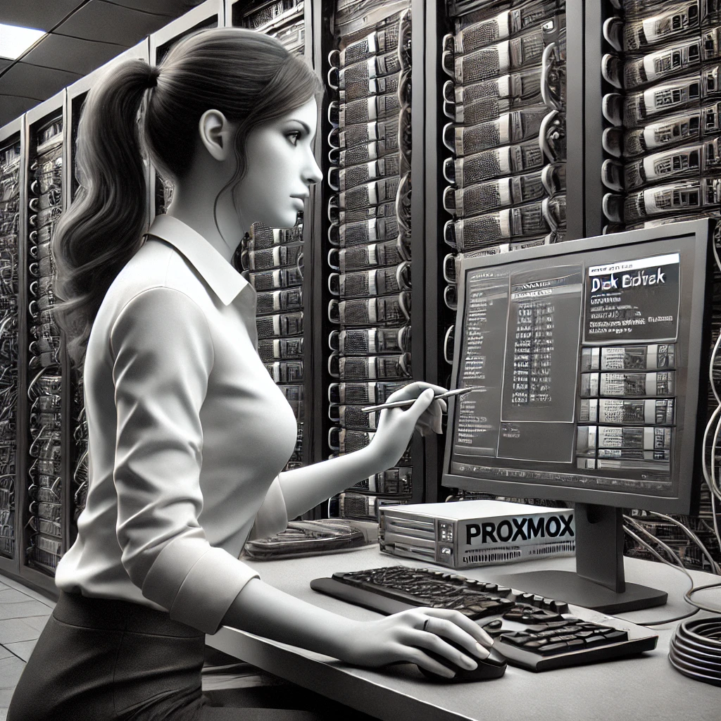 Увеличение виртуального диска в Proxmox