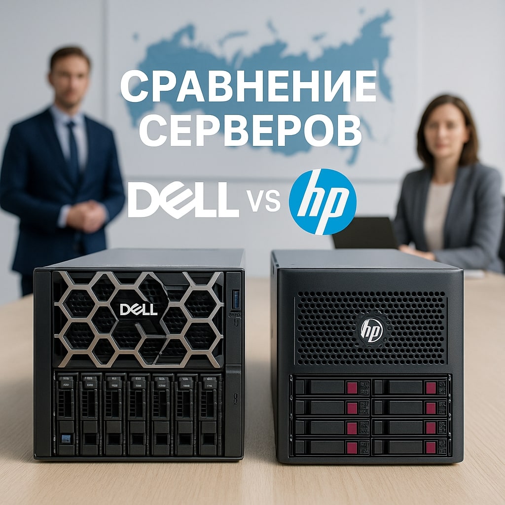 Сравнение серверов Dell и HP для предприятий: что выбрать для бизнеса в 2025 году?