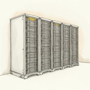 Стойка GPU-серверов с жидкостным контуром