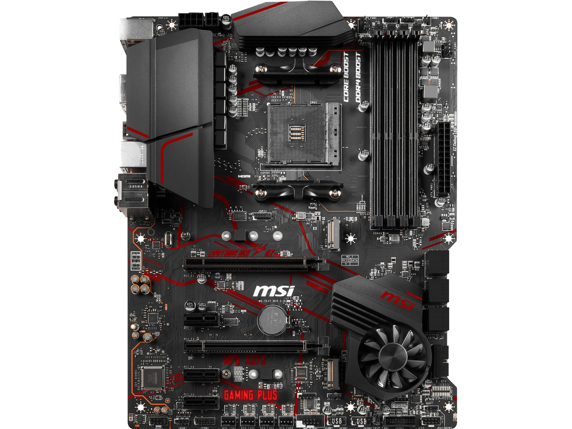 MSI MPG X570 GAMING PLUS AM4 ATX AMD Motherboard