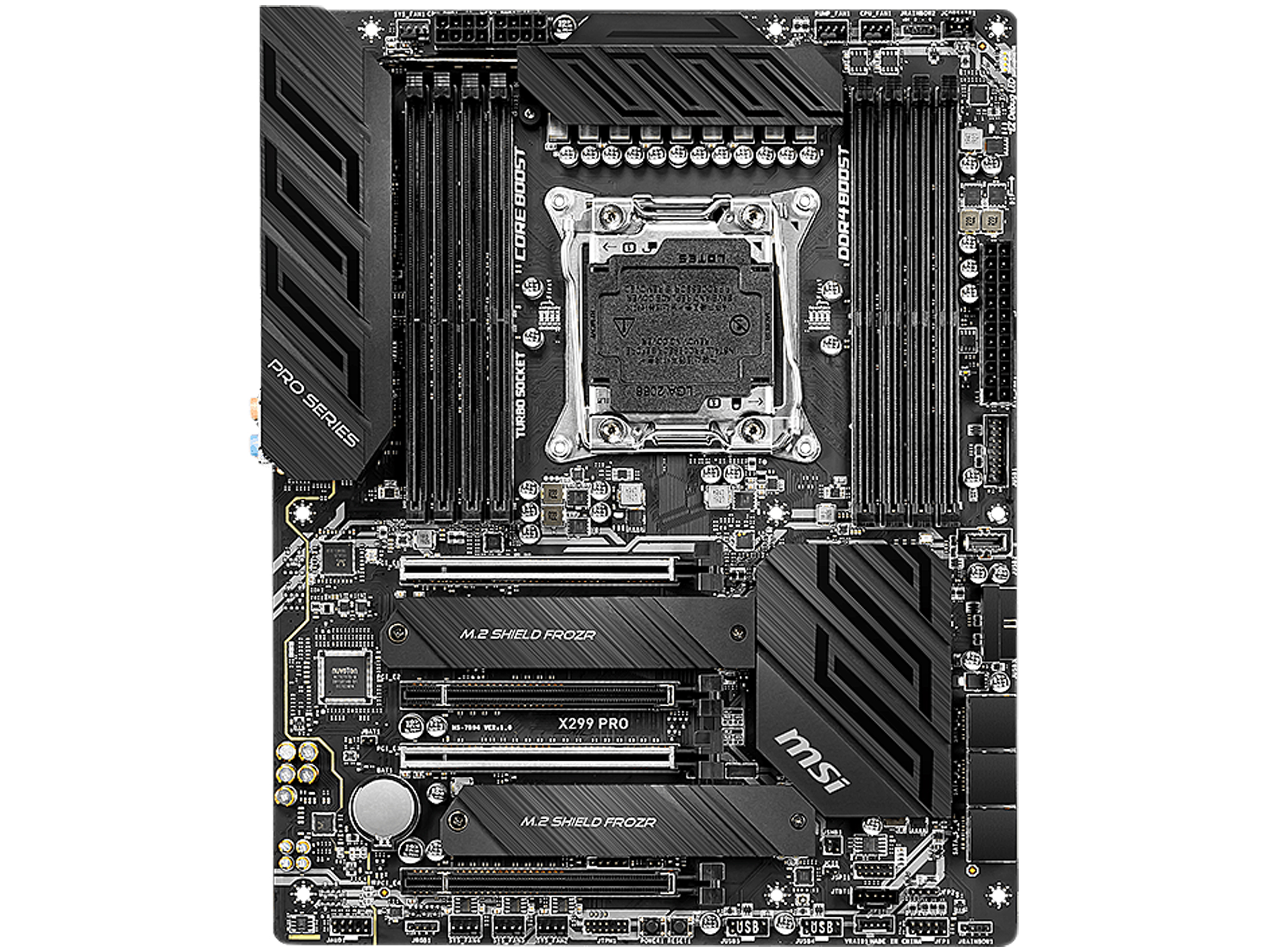 MSI PRO X299 PRO LGA 2066 ATX Intel Motherboard