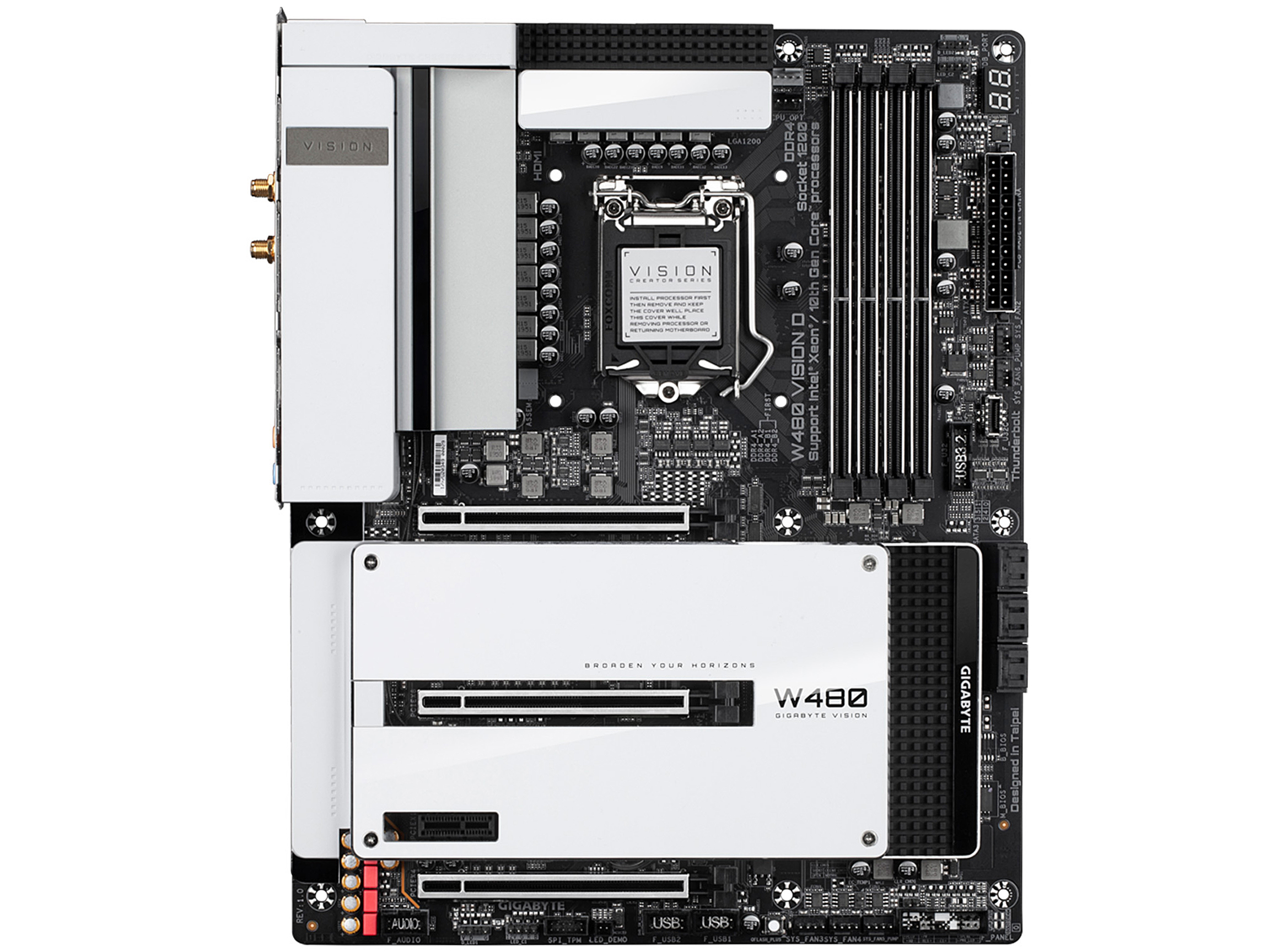 GIGABYTE W480 VISION D LGA 1200 ATX Intel Motherboard