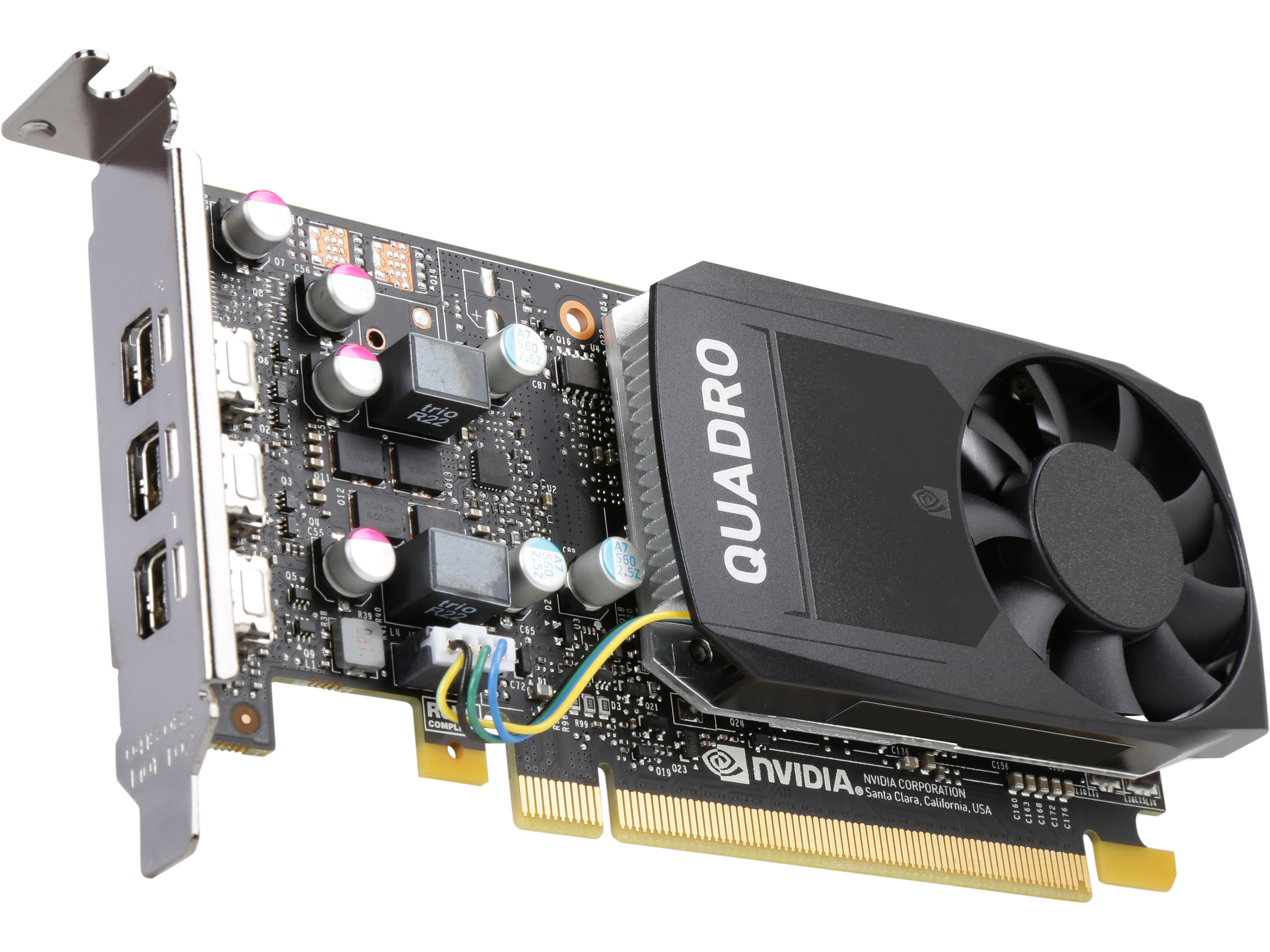 PNY Quadro P400 VCQP400-PB 2GB 64-bit GDDR5 PCI Express 3.0 x16 Low Profile Video Cards — Workstation