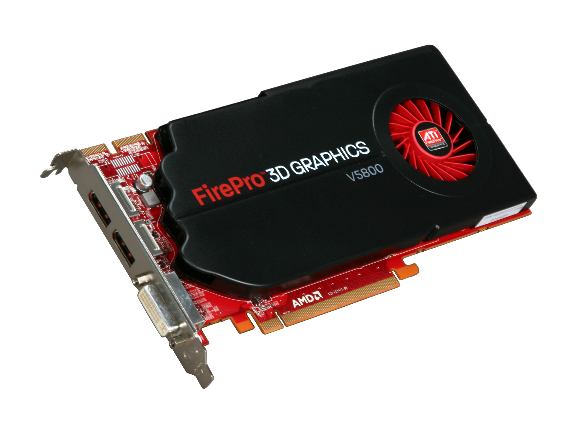 AMD FirePro V5800 100-505605 1GB 128-bit GDDR5 PCI Express 2.0 x16 CrossFire Supported Workstation Video Card