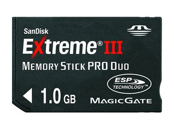 Карта памяти SanDisk Extreme III 1GB MS Pro Duo (SDMSPDX3-1024-901)