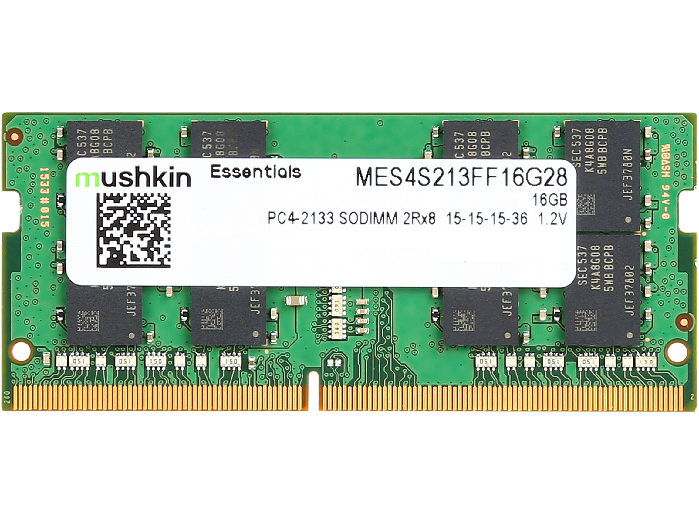 Mushkin Enhanced Essentials 16GB DDR4 2133 SO-DIMM Laptop Memory