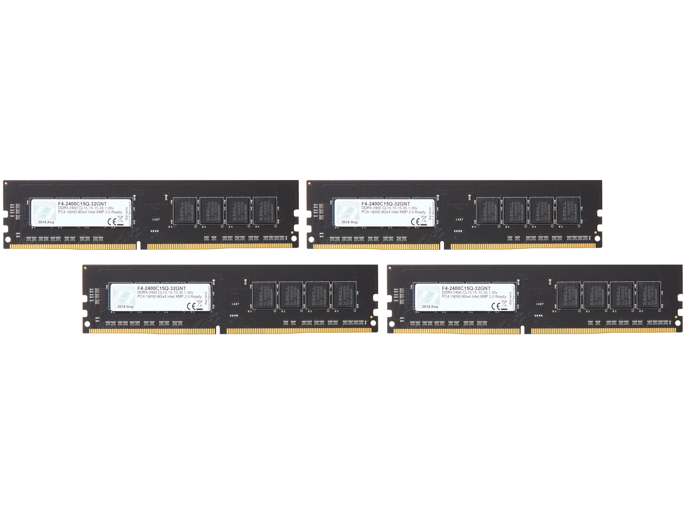G.SKILL Value 32GB (4x8GB) DDR4 2400 Память для ПК