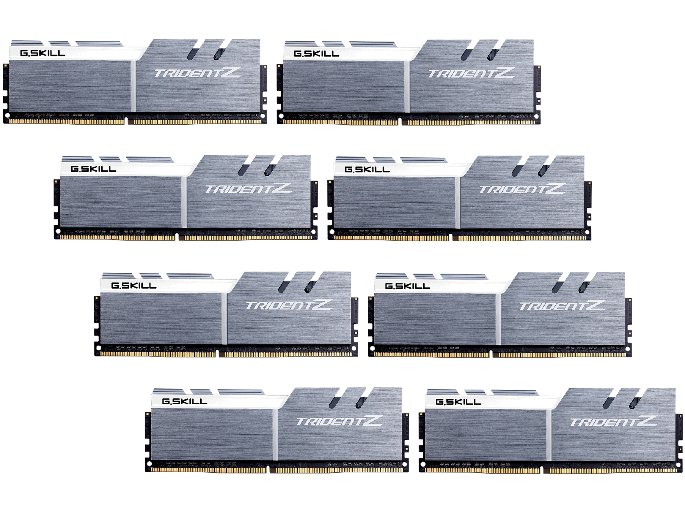 G.SKILL TridentZ Series 128GB (8 x 16GB) DDR4 3600 (PC4 28800) Desktop Memory Model F4-3600C17Q2128GTZSW
