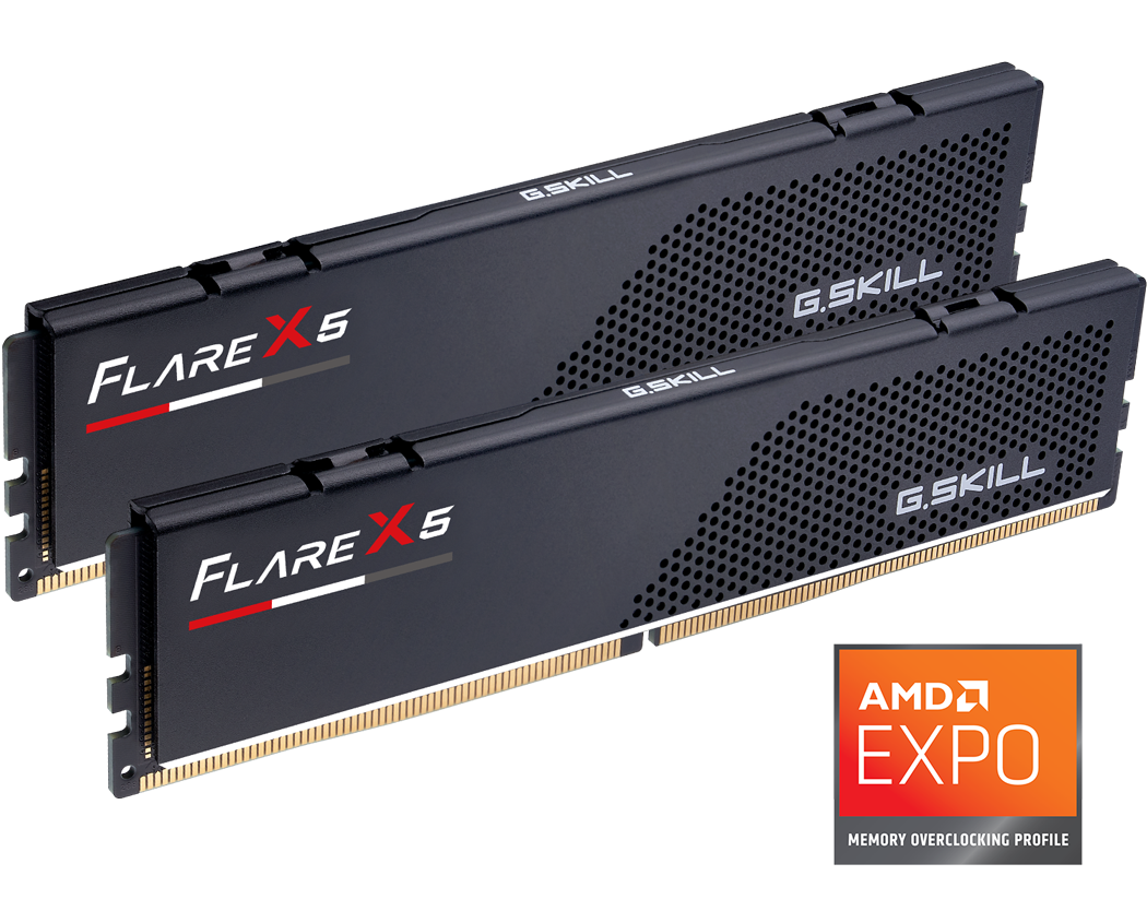 G.SKILL Flare X5 Series AMD EXPO 32GB (2 x 16GB) 288-Pin PC RAM DDR5 6000 Desktop Memory Model F5-6000J3238F16GX2-FX5