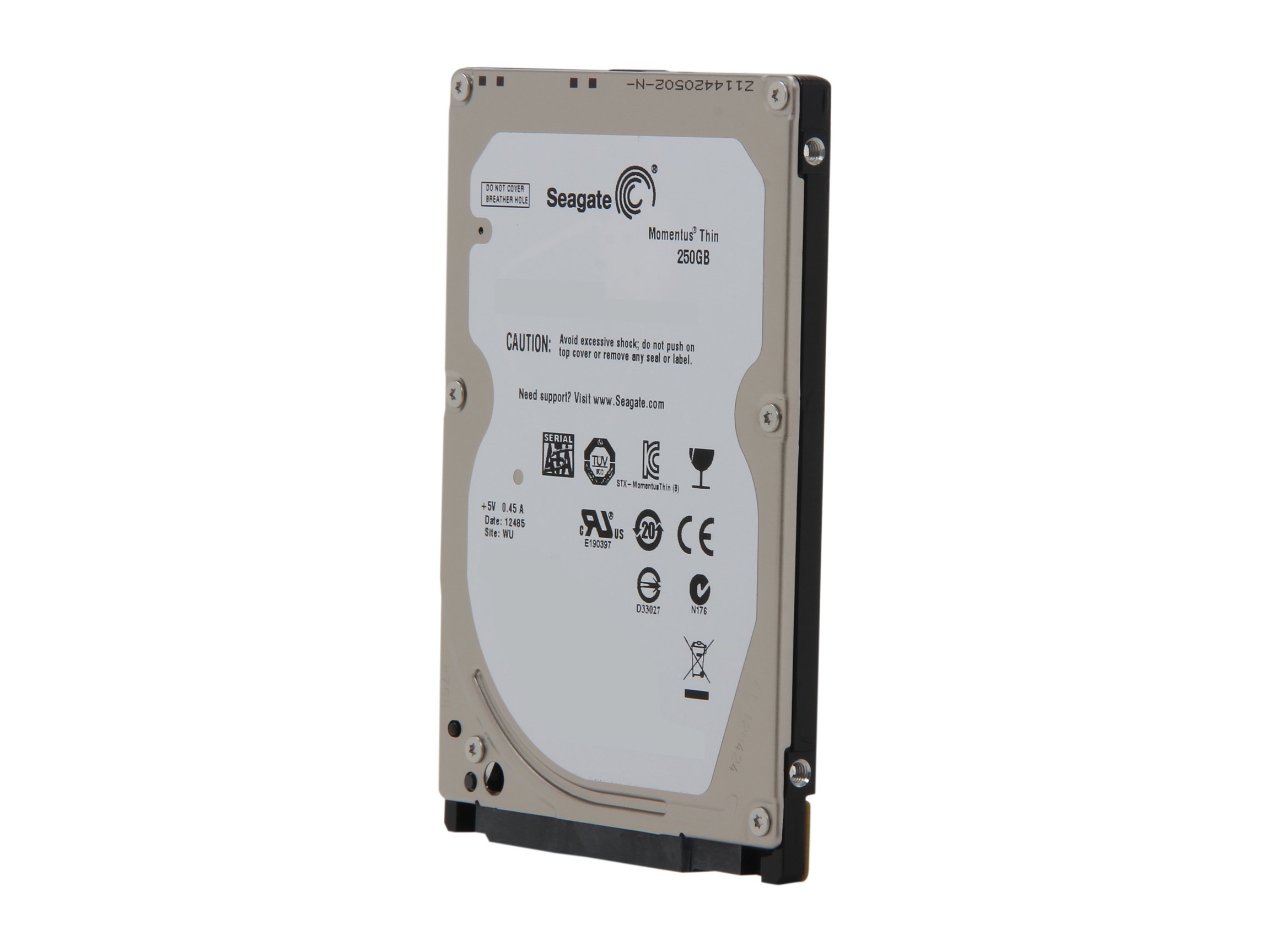 Seagate Momentus Thin ST250LT007 250GB 7200 RPM 16MB Cache SATA 3.0Gb/s 2.5″ Internal Notebook Hard Drive Bare Drive